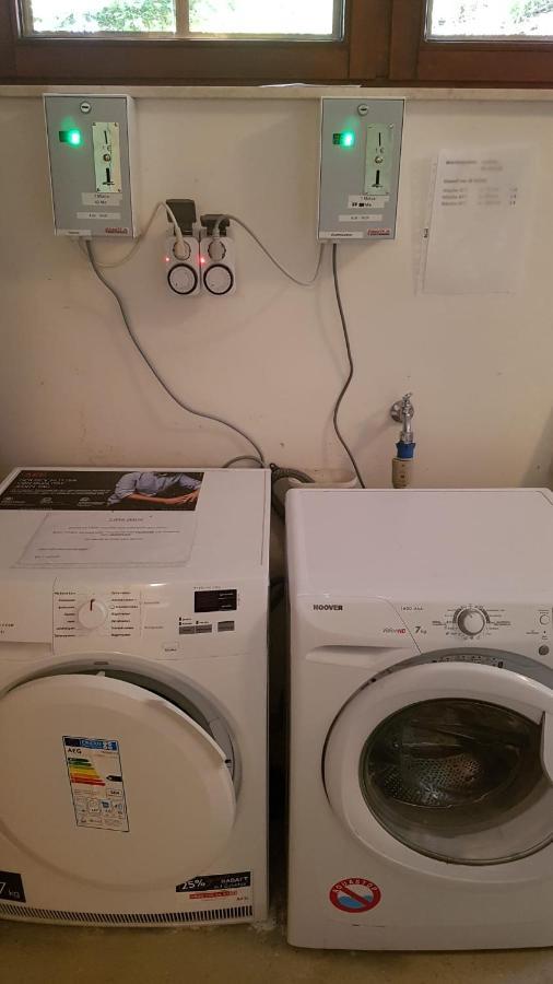 Ferienwohnung Waldzauber バート・ザクサ エクステリア 写真