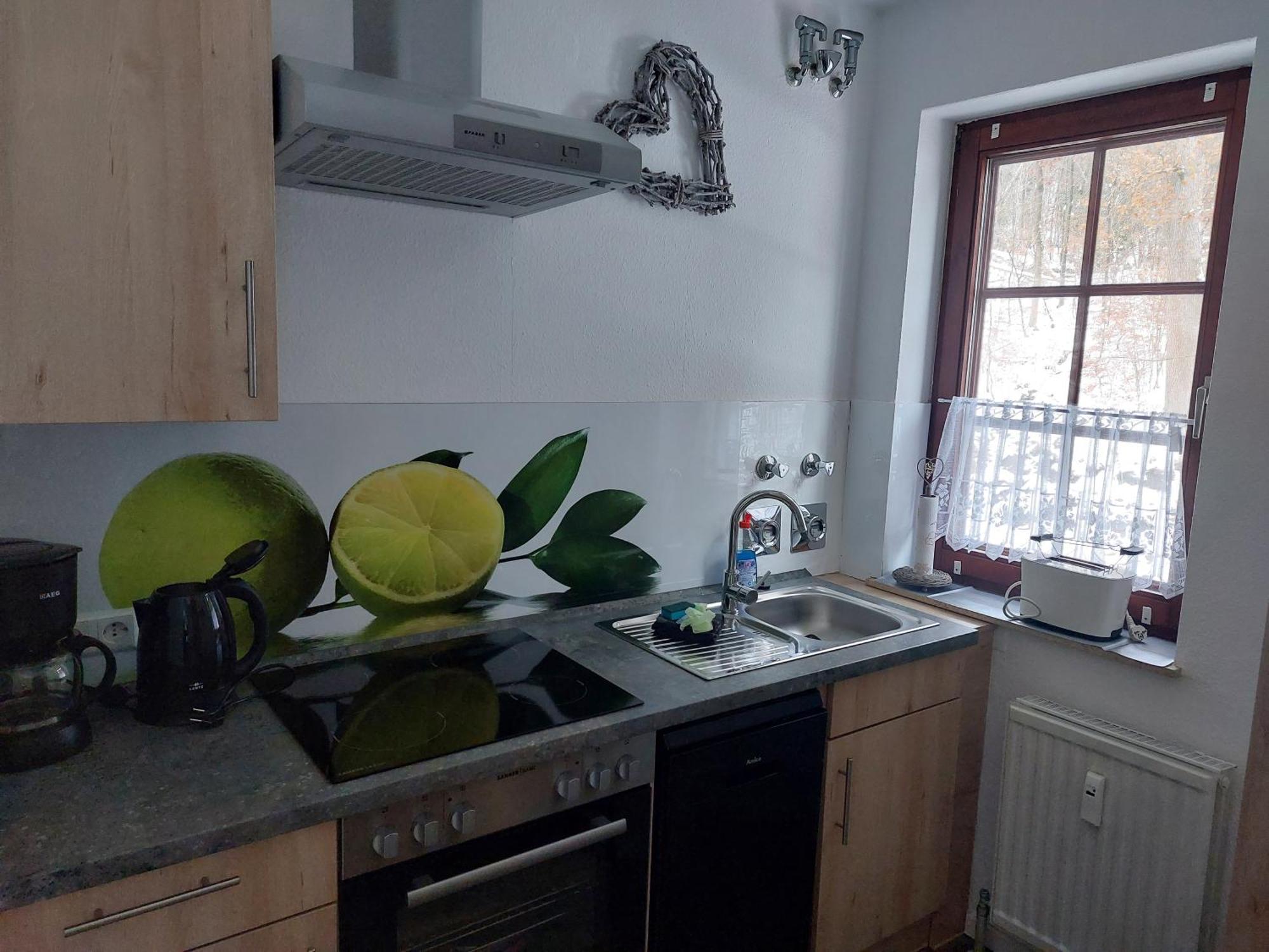 Ferienwohnung Waldzauber バート・ザクサ エクステリア 写真